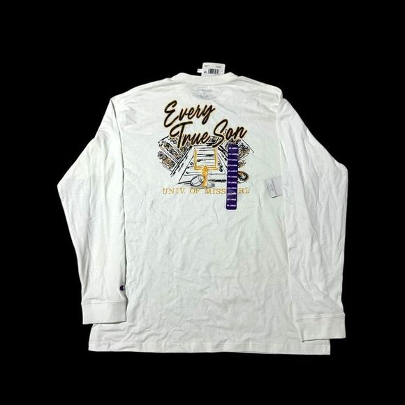 Champion Unisex Missouri Mizzou University Long Sleeve T-shirt Size XXL - Picture 1 of 10